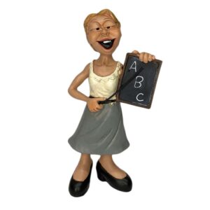 FIGURA PROFESIONES "MAESTRA PROFESORA" POLIRESINA