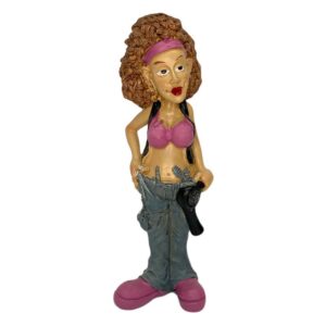 FIGURA PROFESIONES "PELUQUERA" POLIRESINA