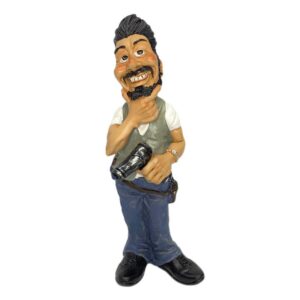 FIGURA PROFESIONES "PELUQUERO" POLIRESINA