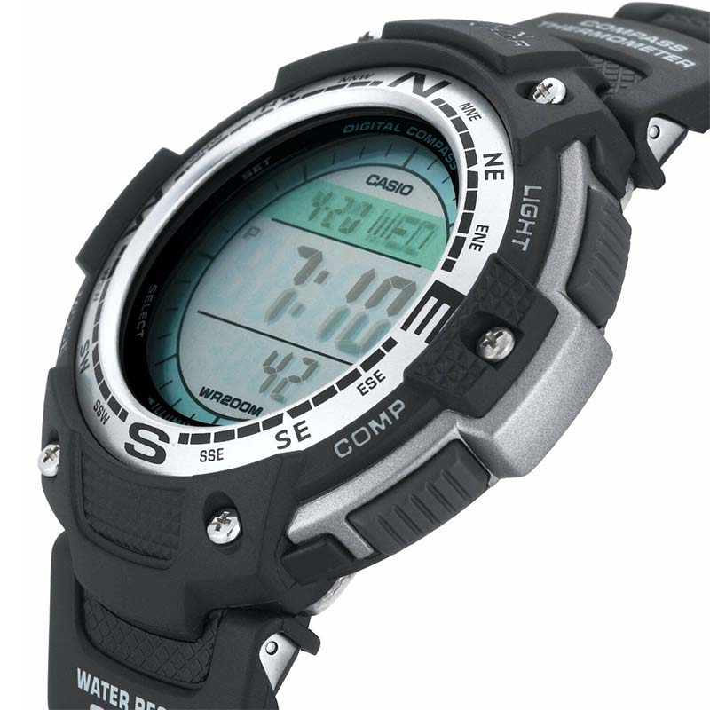 Casio Orologio Sportivo SGW-100-3AVCF – Resistente, Con Cinturino In Resina E Funzioni Digitali