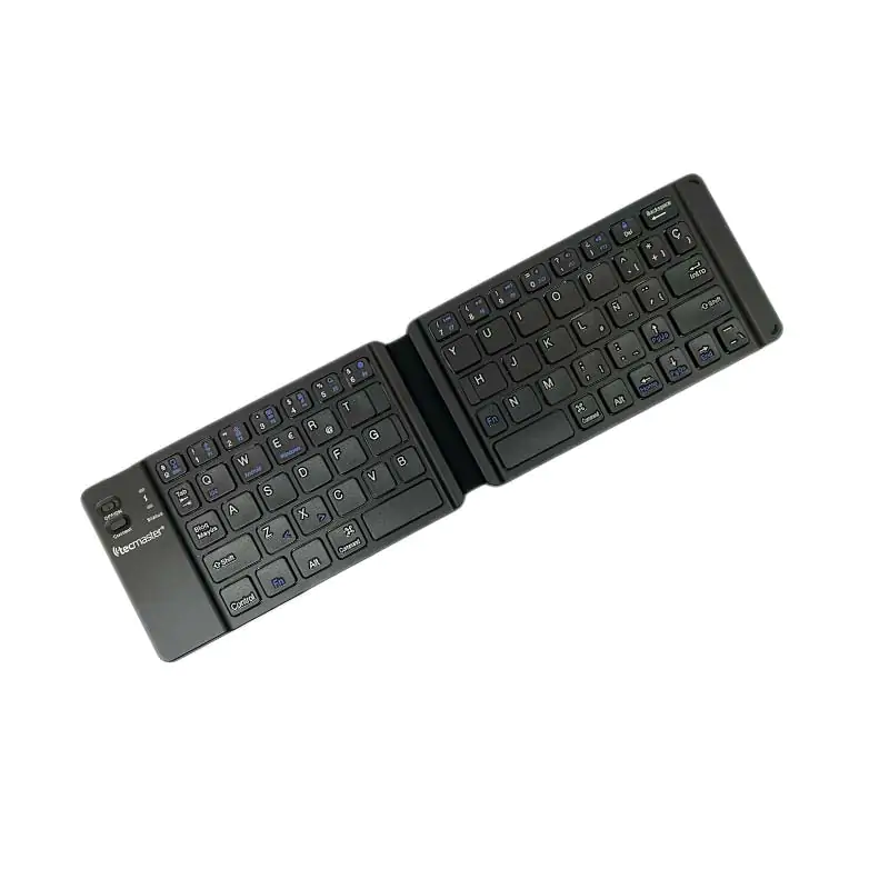 Tecmaster Mini Teclado Plegable Bluetooth inalámbrico multimedia
