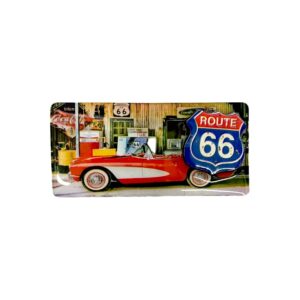 Iman decorativo Route 66 Diseño Cadillac Rojo