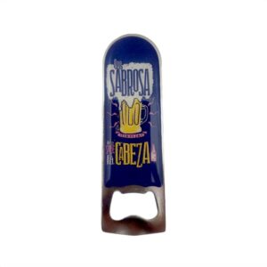 Iman decorativo con Destapador diseño Que Rica Cerveza