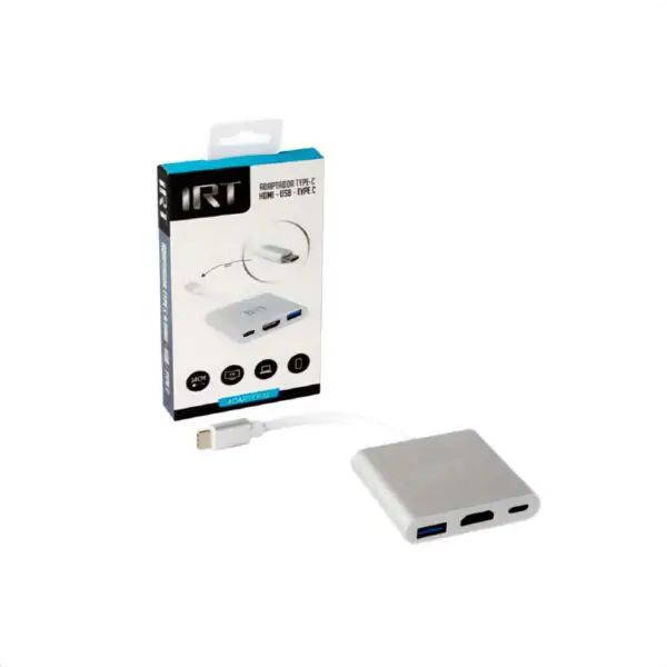 Adaptador Tipo C A Usb + HDMI + Usb-C IRT Adapter02 - Imagen 2