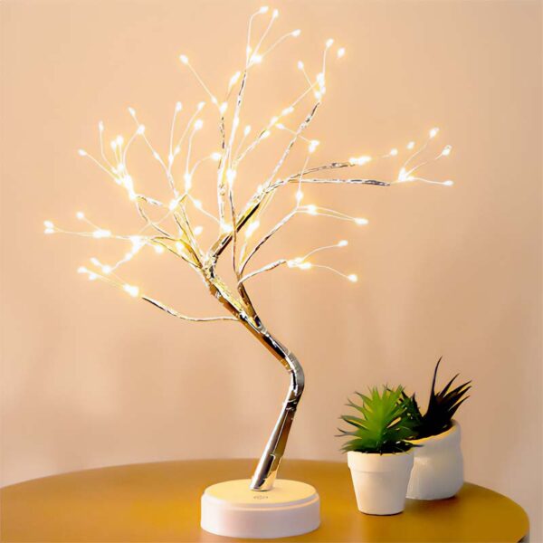 Arbol Decorativo Brillante Led Navidad Interruptor touch 44 x 24 cm - Imagen 4