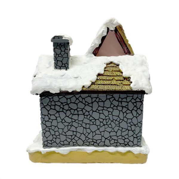 Figura Casa Navidad con Luz y Musica a Pilas Diseño 2 - Imagen 7