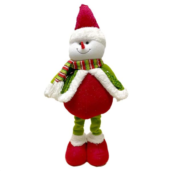 Peluche de Navidad Muñeco de Nieve piernas largas Diseño 2 - Imagen 4