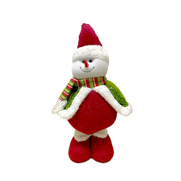 Peluche de Navidad Muñeco de Nieve piernas largas Diseño 2 - Imagen 2