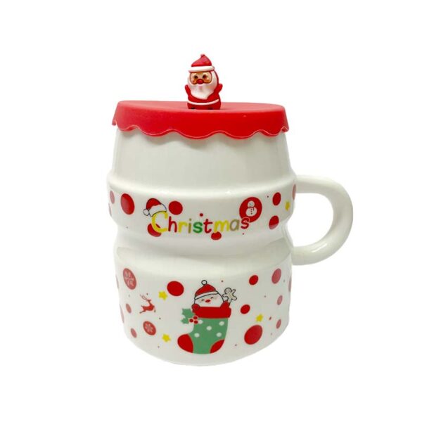 Tazon Mug Diseño Bota Navidad