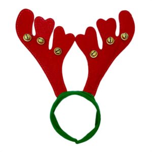 Cintillo Navideño Reno con Cascabeles Diseño 1