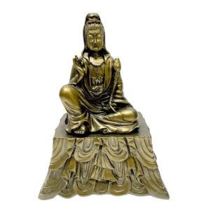 Figura Decorativa Kuan Yin Color Bronce