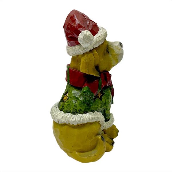 Perro Cocker Navideño Figura Decorativa 19 cm - Imagen 3