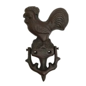 Golpeador de Puerta Decorativo Gallo Hierro YH16019