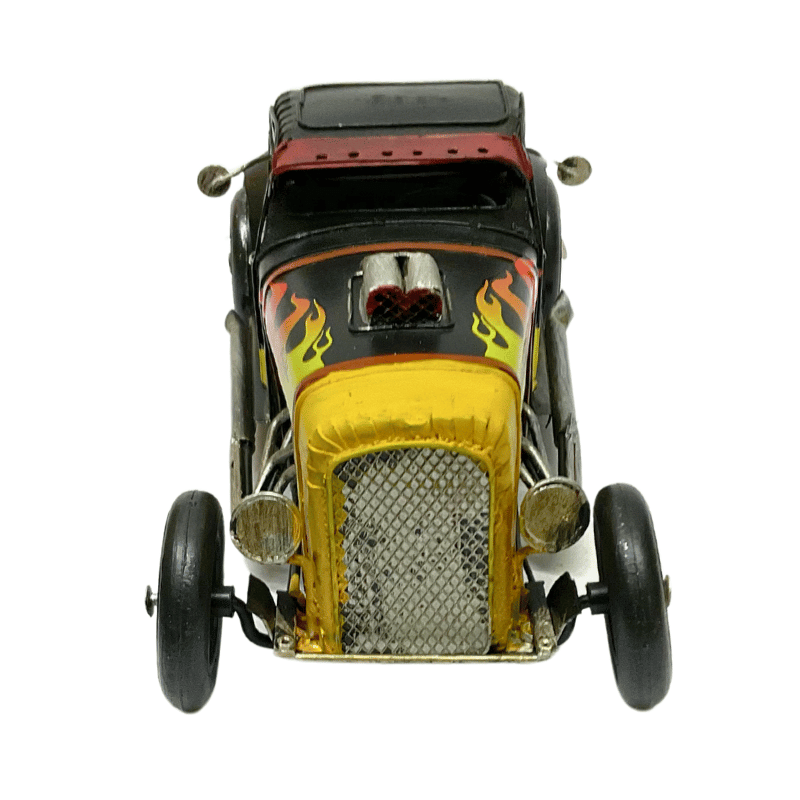 Figura Decorativa Metalica Auto Deportivo Vintage 29 x 10 x 13 cm - Imagen 3