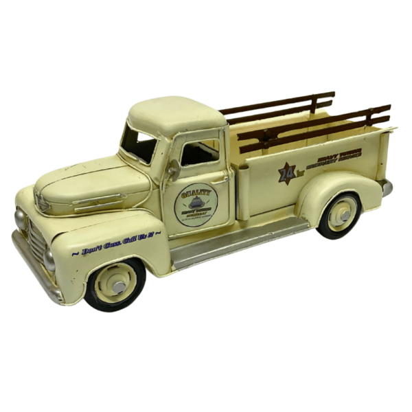 Figura Decorativa Metalica Camioneta Vintage 29 x 12 x 12 cm