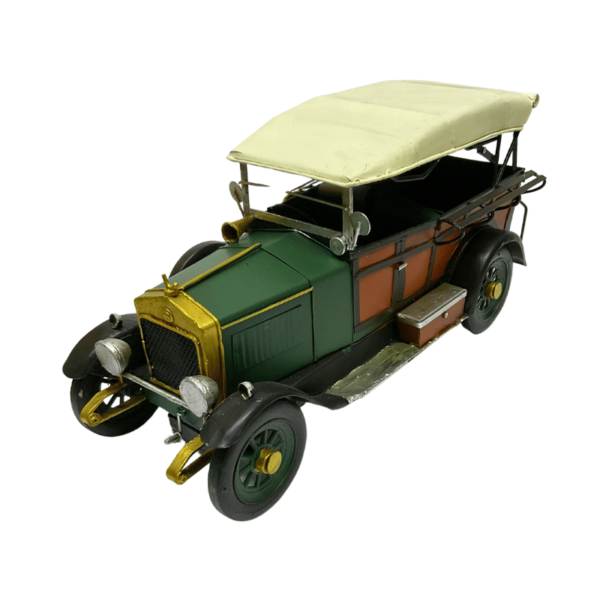 Figura Decorativa Metalica Camioneta Verde Vintage 34 x 18 x 14 cm
