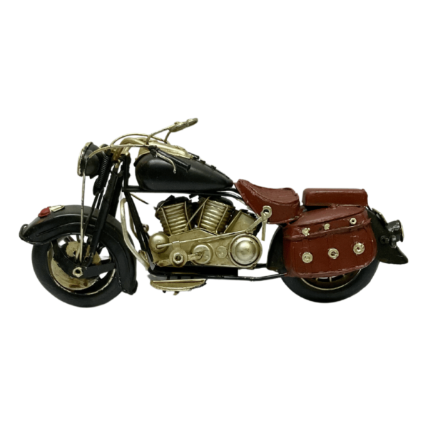 Figura Decorativa Metalica Motocicleta Vintage Cafe 27 x 15 x 7 cm