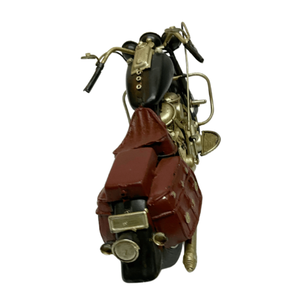 Figura Decorativa Metalica Motocicleta Vintage Cafe 27 x 15 x 7 cm - Imagen 4