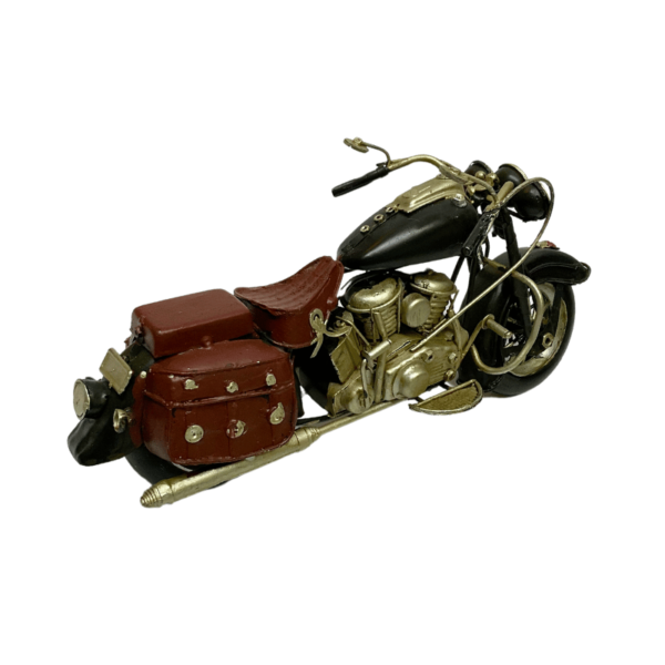 Figura Decorativa Metalica Motocicleta Vintage Cafe 27 x 15 x 7 cm - Imagen 3