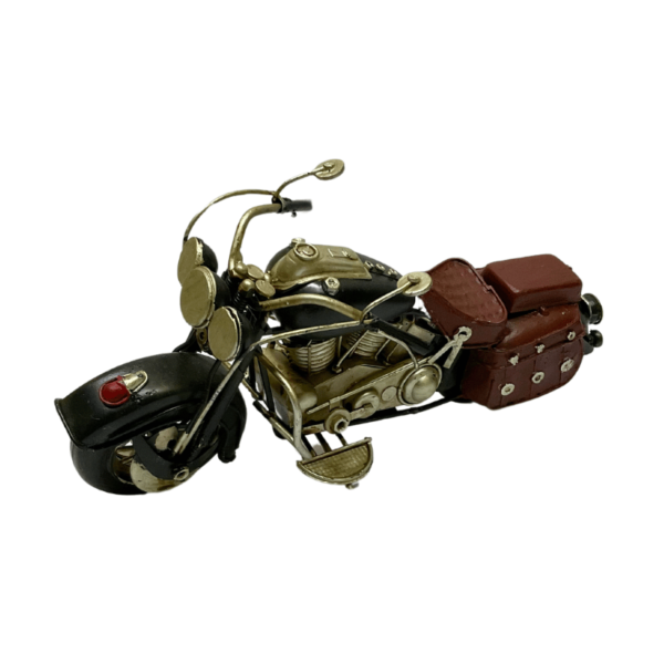 Figura Decorativa Metalica Motocicleta Vintage Cafe 27 x 15 x 7 cm - Imagen 2