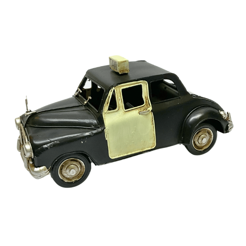 Figura Decorativa Metalica Taxi Vintage 25 x 13 x 11 cm - Imagen 3